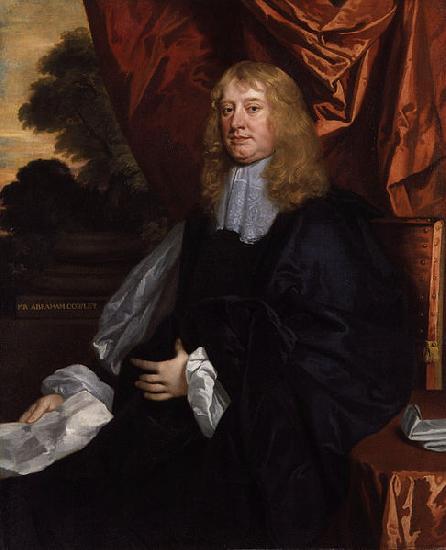 Sir Peter Lely Portrait of Abraham Cowley oil painting image